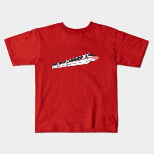 Coral Monorail Line II Kids T-Shirt